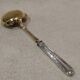Louche dessert spoon silver 950 Minerva Louis XVI style