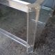 Coffee table furniture marsh plexi / glass ep 1970s