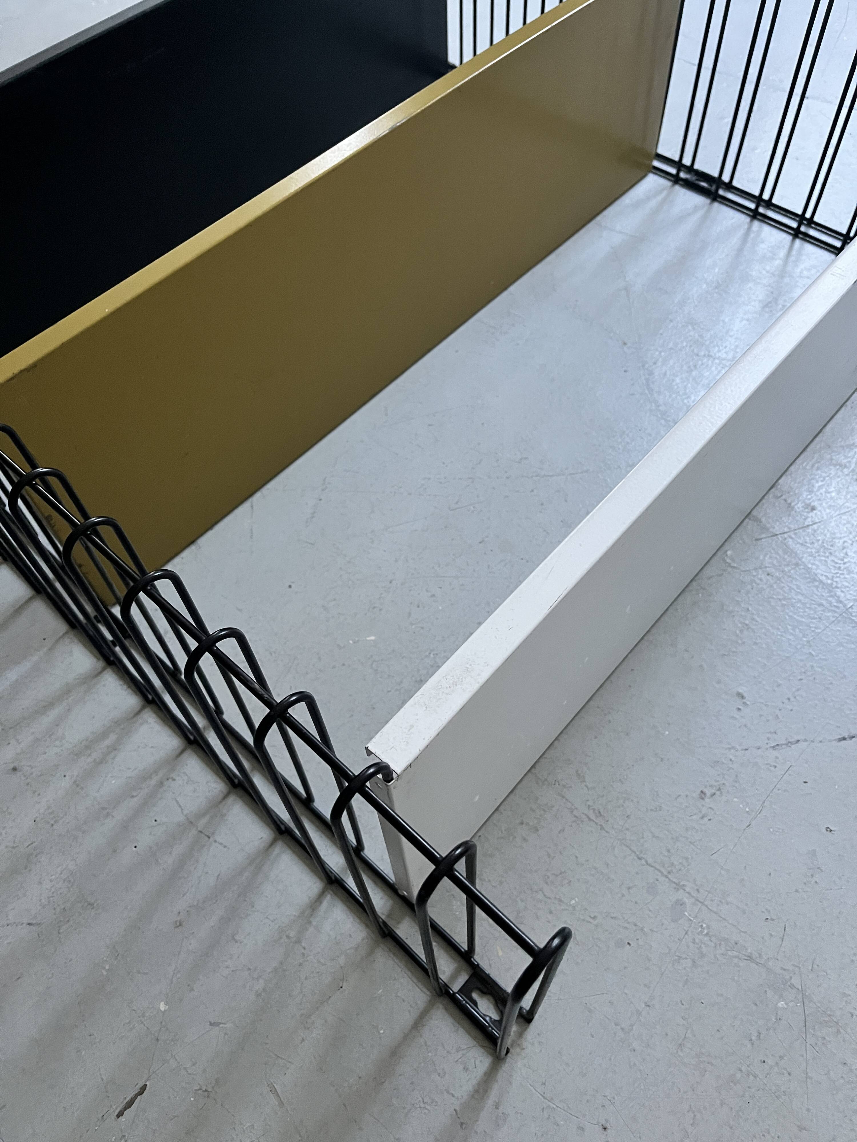 Tomado design metal wall shelf 1970