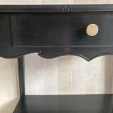Black lacquered serving table