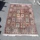 Large vintage Romanian wool carpet in Bakhtiari style