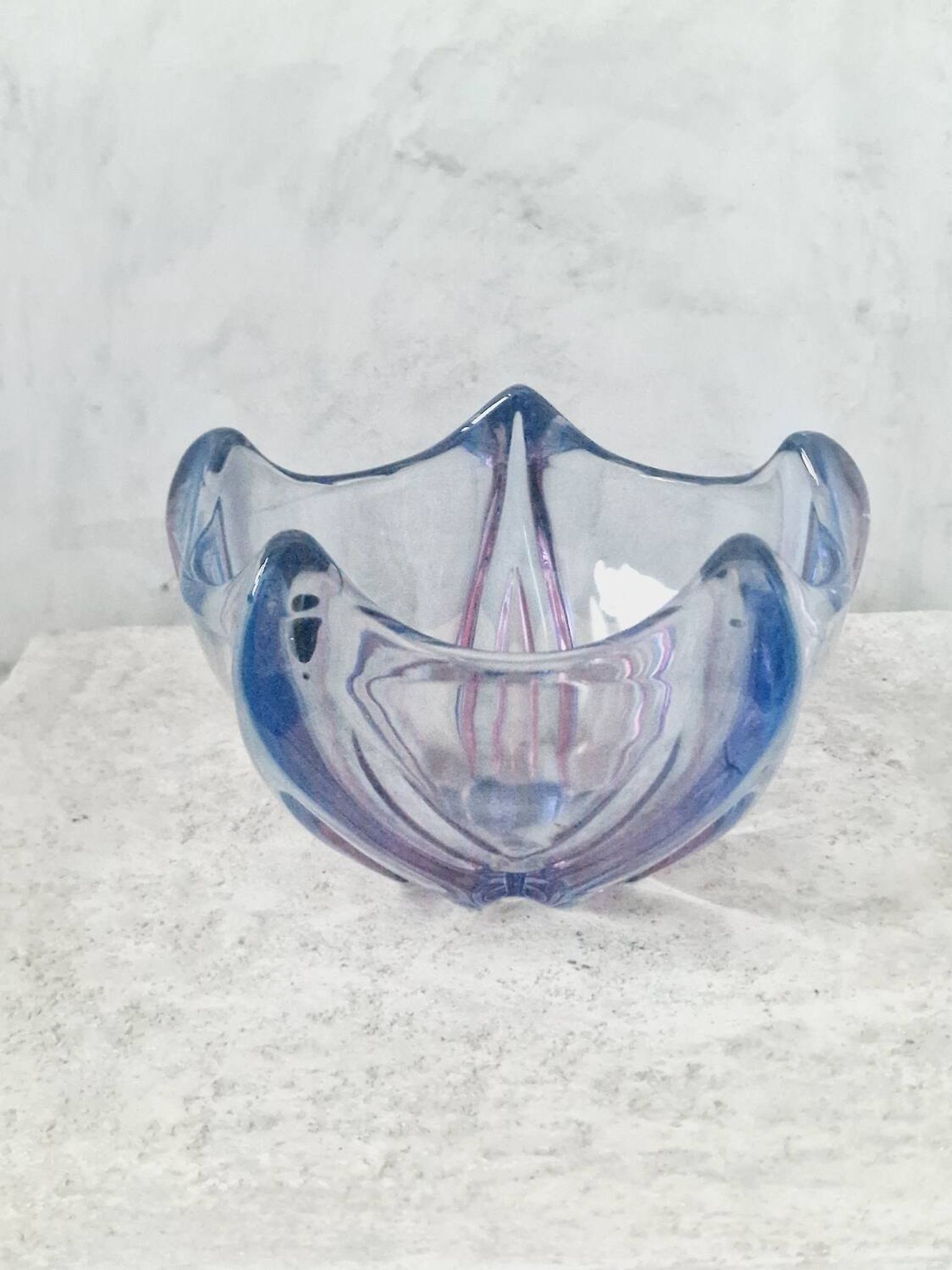 Cendrier en murano italie vintage