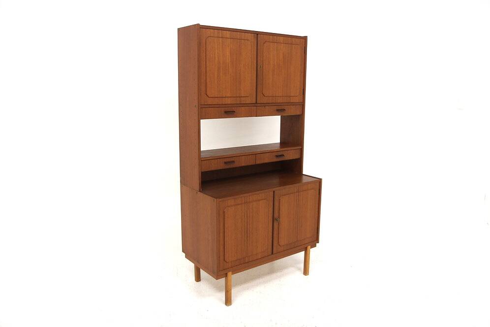 Scandinavian teak bookcase, Sweden, 1960