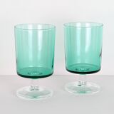 6 water glasses
