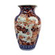 19th century Imari porcelain baluster vase with dragon relief decoration