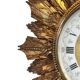Vintage Hollywood Regency Goldleaf Sunburst Clock