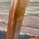 Fauteuil de bureau gondole art déco acajou 1930