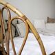 Vintage rattan bed