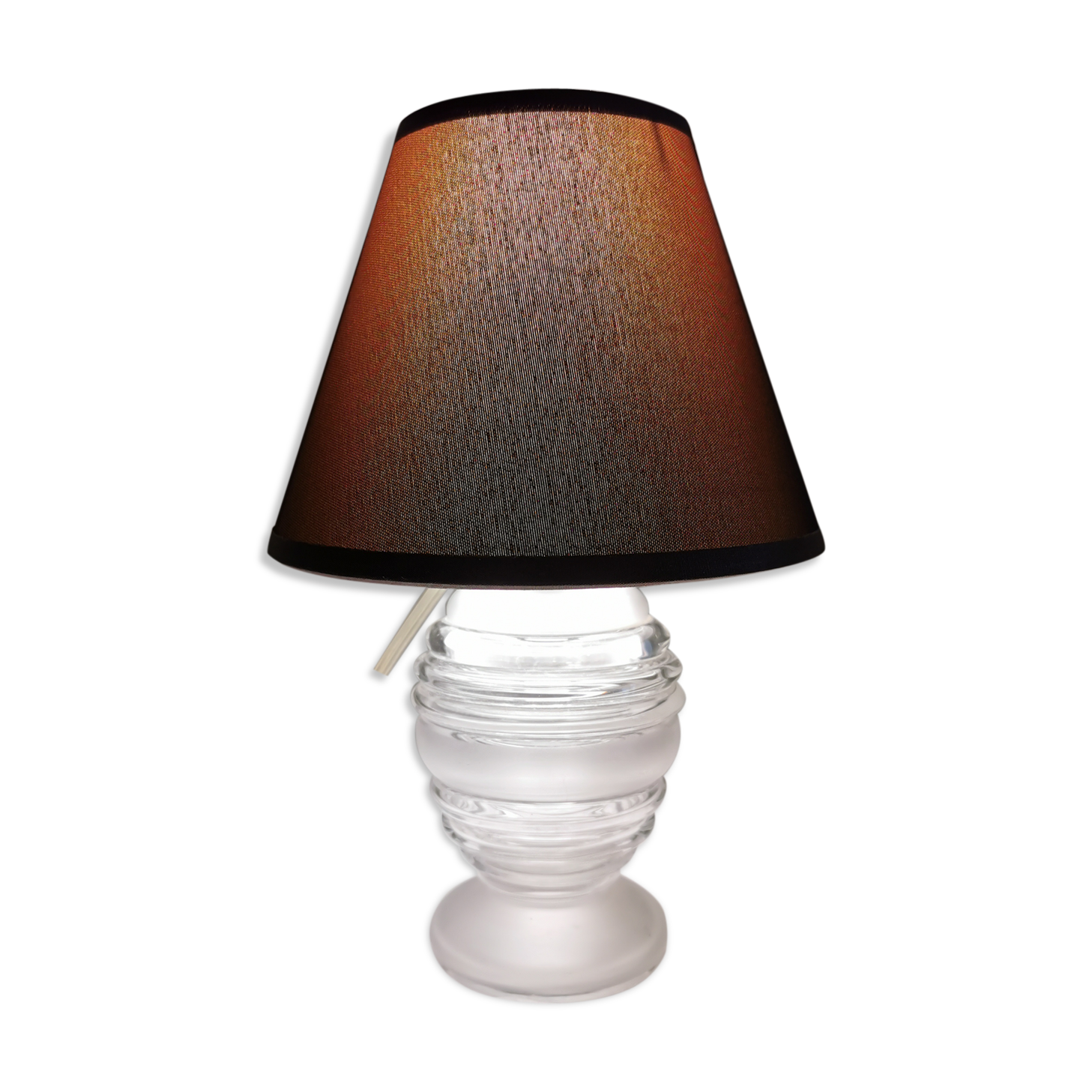 Art deco ball ball lamp frosted glass