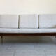 Bench and 2 Scandinavian armchairs 60s