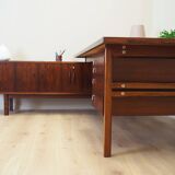 Bureau en palissandre, design danois, années 1960, designer : Arne Vodder, fabrication : Sibast