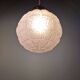 Art Deco trio of frosted glass pendants, 1920s-30s.