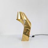 Limited Edition Sculptural Brass Lamp by Serge Mansau, 1970s