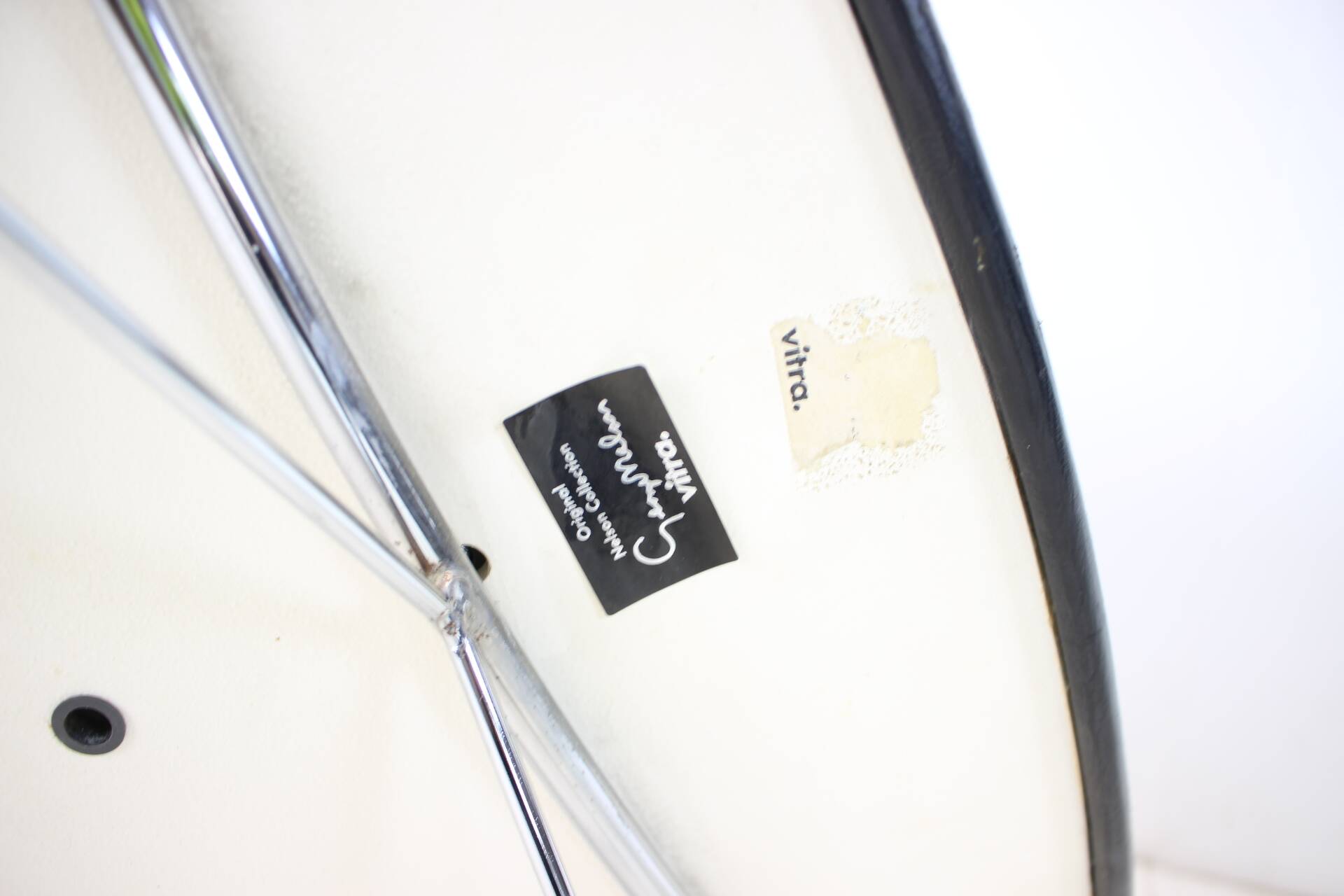 Set of Two Leather Original George Nelson Coconut Chairs, Vitra