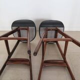 Scandinavian Bar Stools by Erik Buch, 1960s, Set of 2