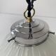 Paire d’anciennes suspensions art-deco en opaline XL