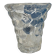 P Davesn honeycomb crystal vase, France