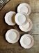 Lot de 6 assiettes à dessert vintage Saint Amand