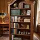 Gendarme hat library in solid oak, mid-20th century.