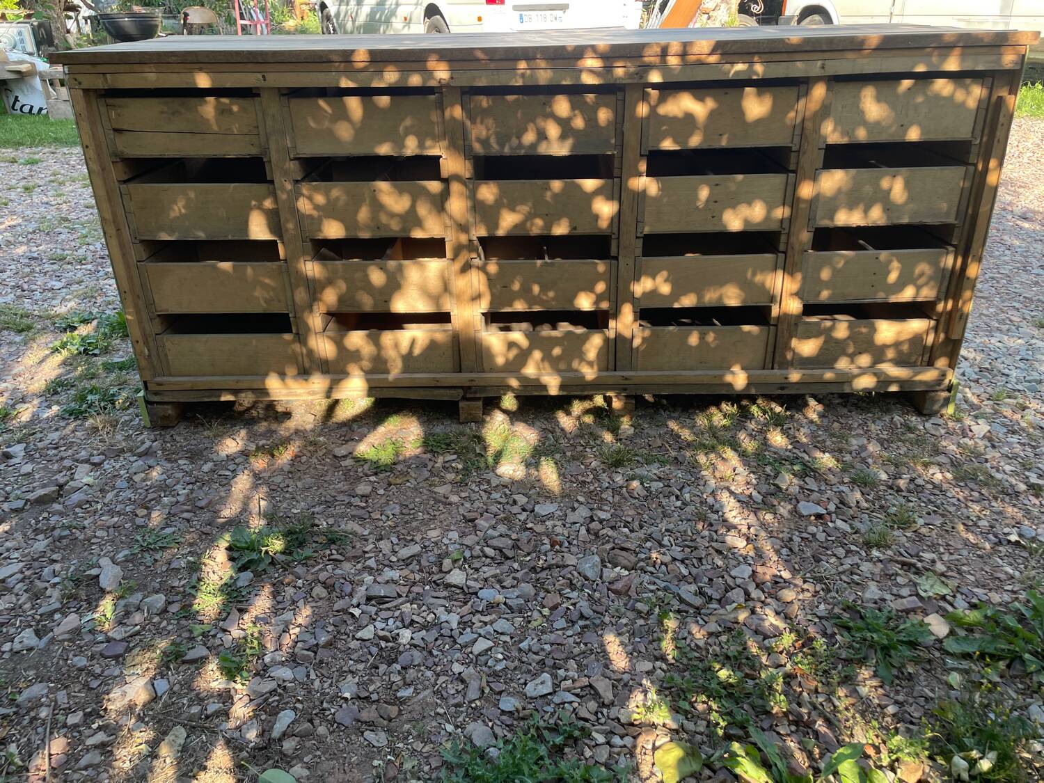 20-drawer craft cabinet