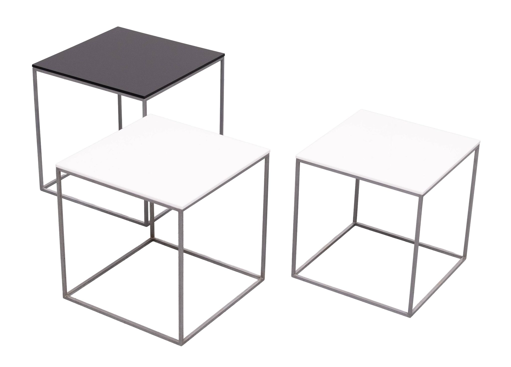 Nesting Tables model PK-71 designed by Poul Kjærholm. by E. Kold Christense