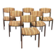 Set of 6 designer chairs from the 1970s.