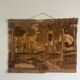 1970s wool wall tapestry
