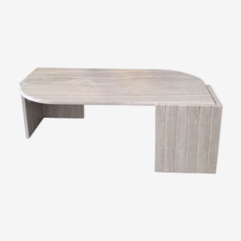 Table basse en travertin