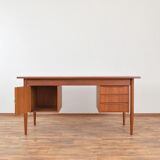 Bureau en teck danois du milieu du siècle par Gunnar Nielsen pour Tibergaard, années 1960.