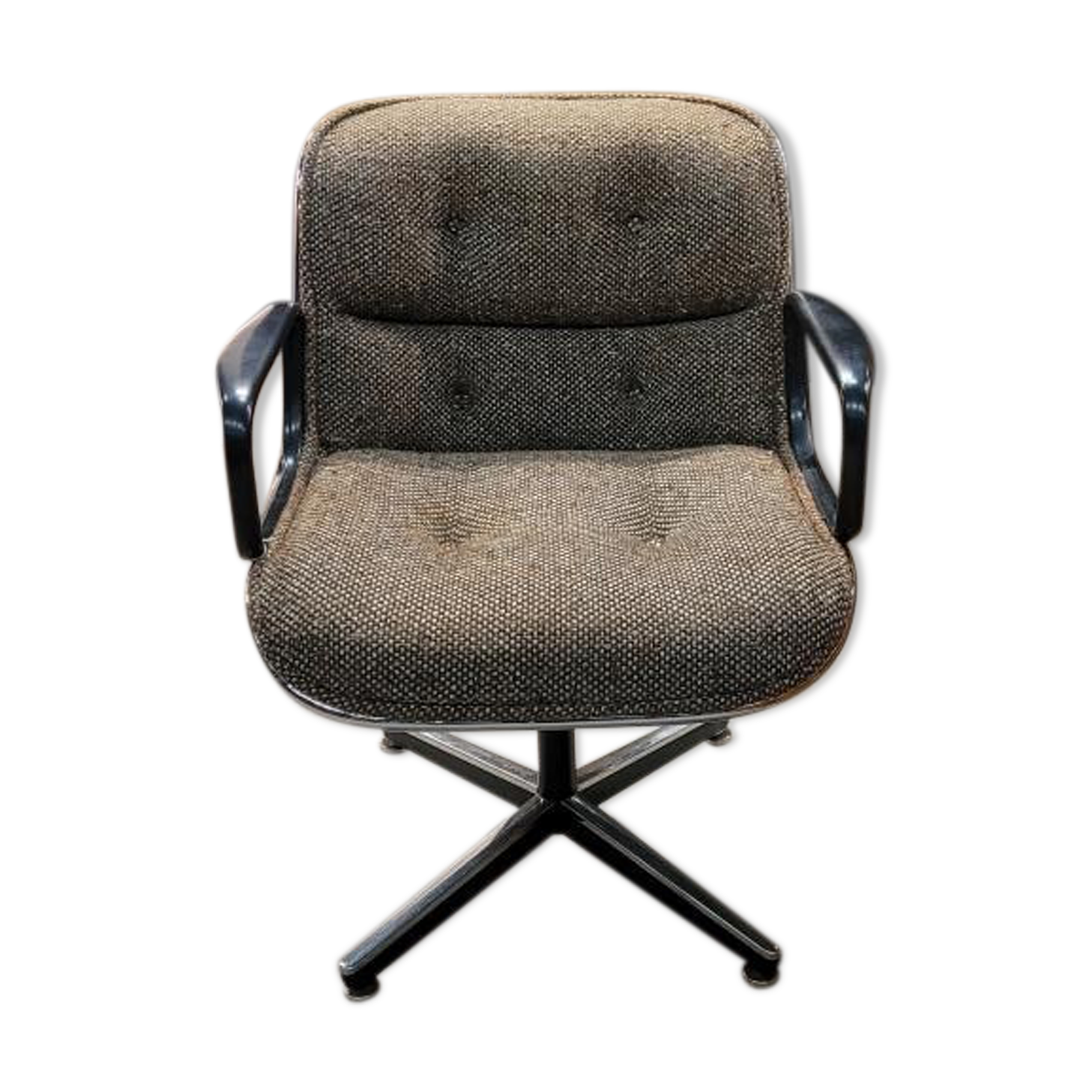 Pollock armchair for Knoll, wool fabrics 70s