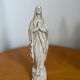 Ancient statuette Virgin Mary Our Lady of Lourdes
