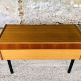 Teak storage unit with metal legs Circa 70's