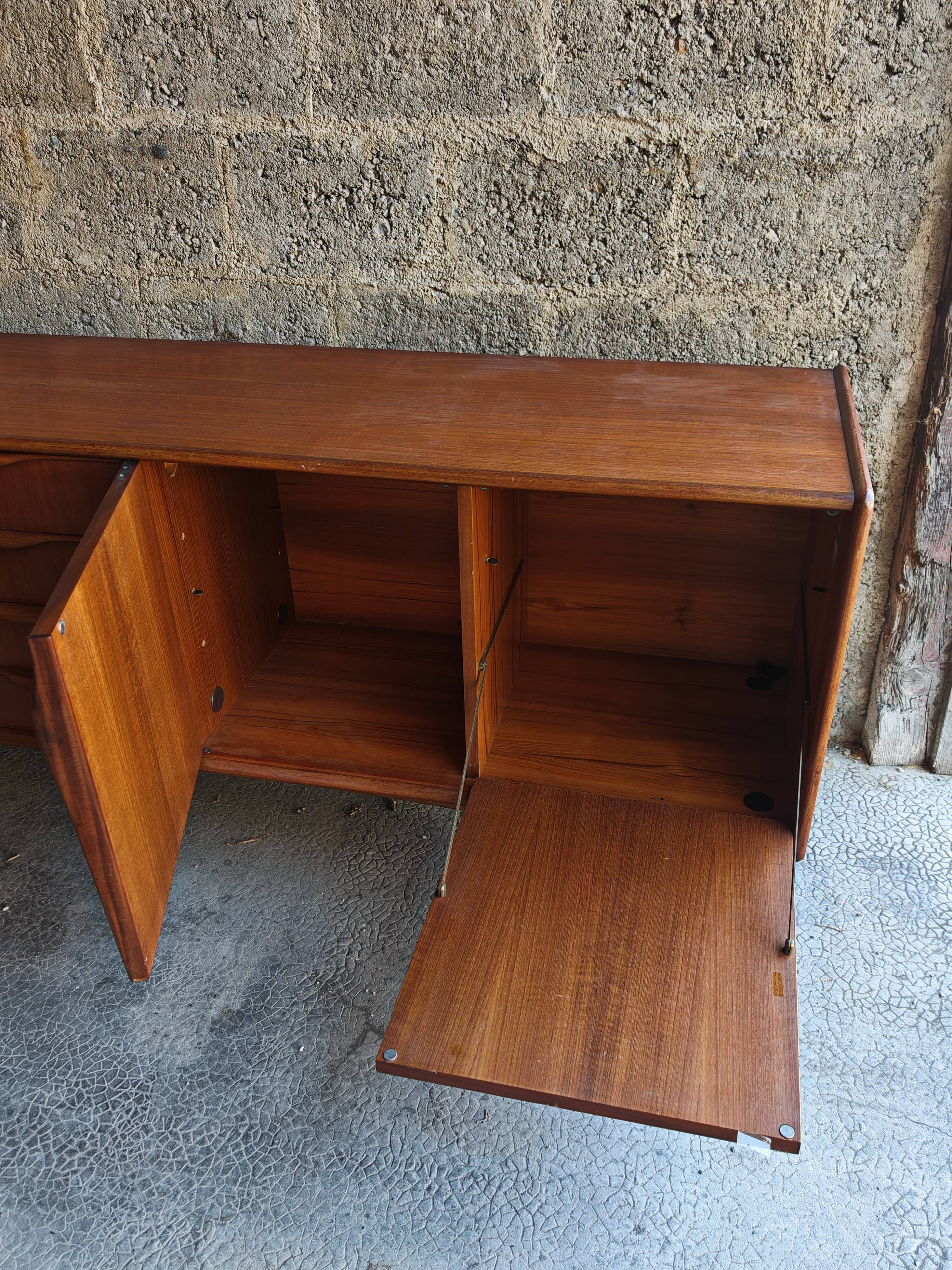 Teak sideboard by Johannes Andersen for Roche Bobois, 1960s
