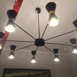 Chandelier in the style of the Italian creations of the 50s