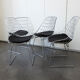 Four vintage SM05 chairs chromed by Cees Braakman for Pastoe, 1960-70
