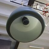 Glass pendant ceiling light from the 60s