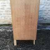 Vintage raw oak chest of drawers