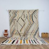 Handmade wool Berber rug 310 x 192 cm