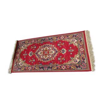 Colorful old carpet, 150 x 70 cm