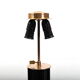 Fine Danish Bakelite and Brass Table Lamp 1930s