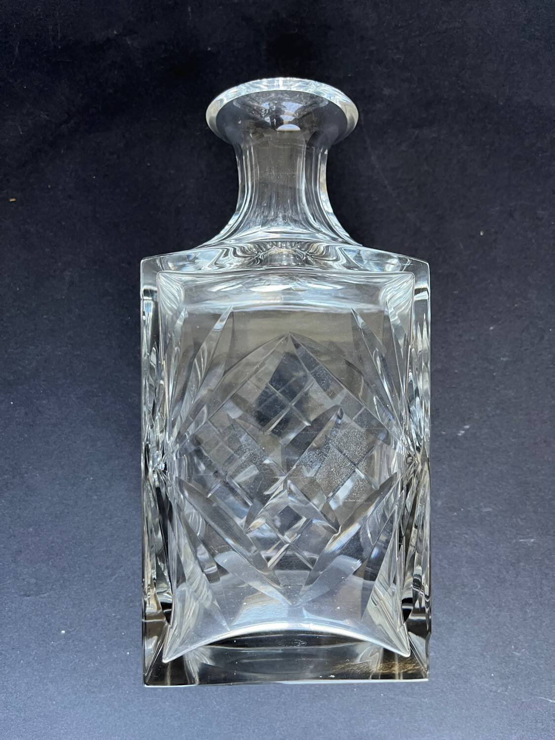 Saint Louis crystal whiskey decanter