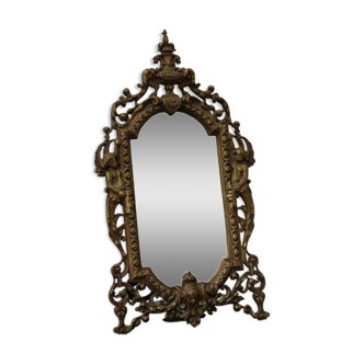 Bronze table mirror, Napoleon 3