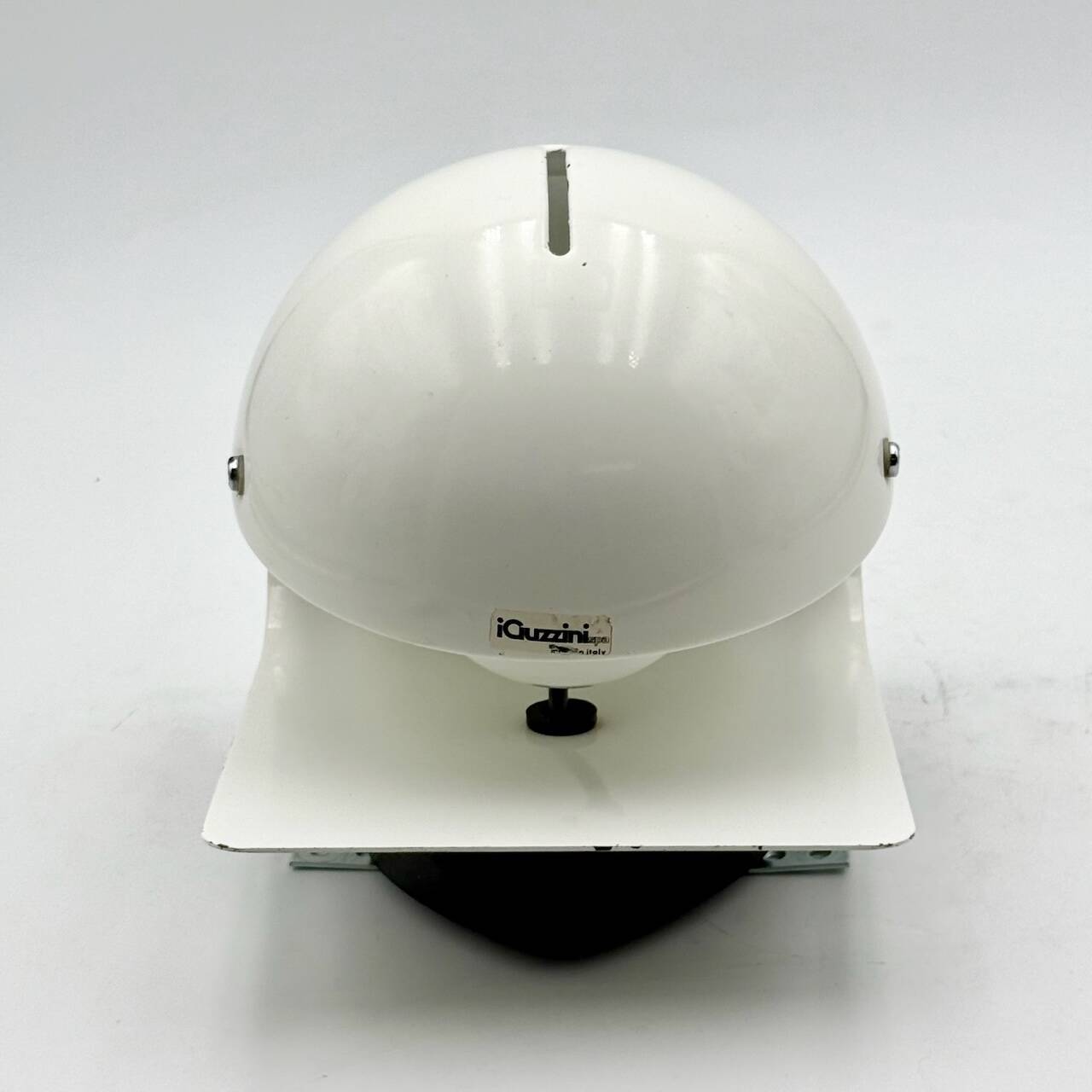 Applique iGuzzini 'Bugia' en blanc, rare design Giuseppe Cormio 1975