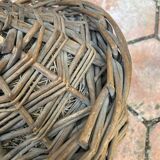 Vintage wicker demijohn