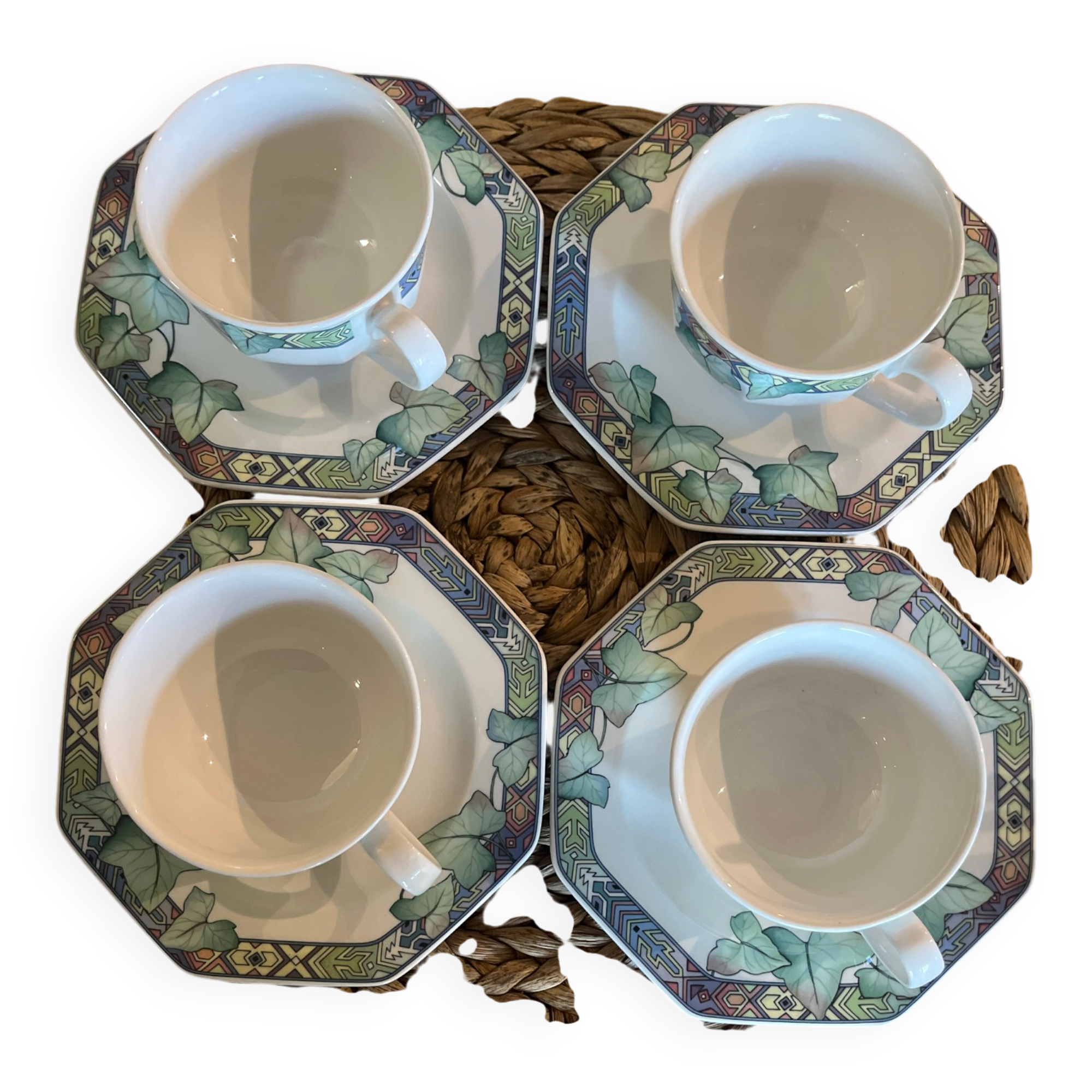 4 tasses à café Villeroy et Boch