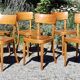 Set 6 chairs bistro Classic Horgen-Glarus Switzerland 30s/50s