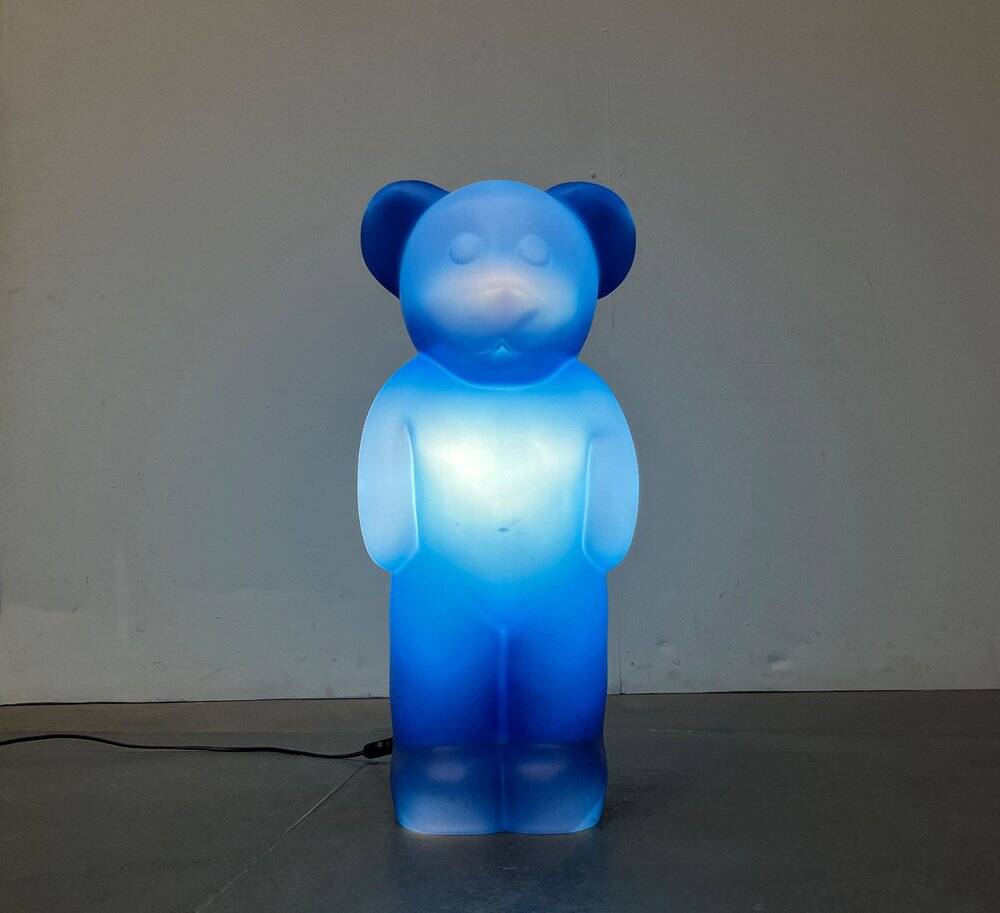 Postmodern Floor Lamp Bear Lumibär German by Klein & Leidig for Flötotto, 1990s