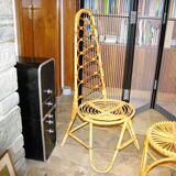 VINTAGE BAMBOO LIVING ROOM SET  1960s
