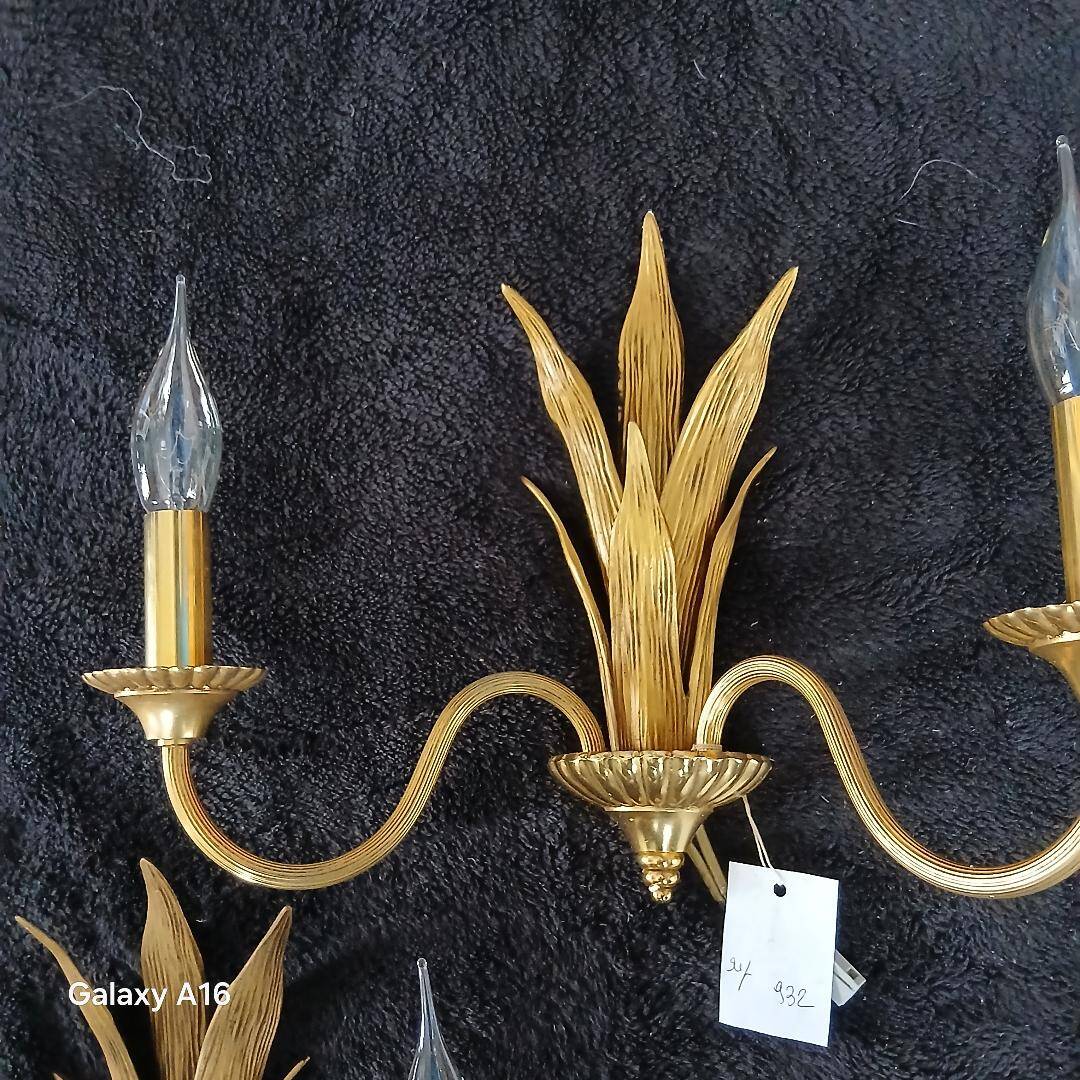 2 or 3 Charles Palmier bronze wall sconces