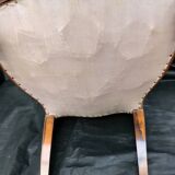 Shepherdess armchair in rosewood fleuron shell Napoleon III